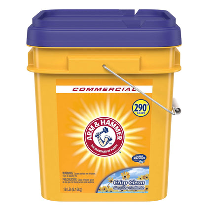 Detergente para ropa Arm & Hammer Powder Crisp Clean, balde de 8,16 kg