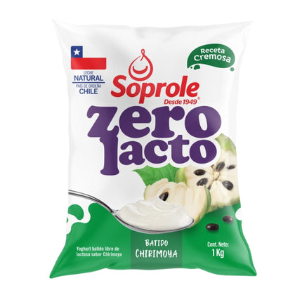 Yoghurt Sin Lactosa Chirimoya Bolsa, 1 kg | Apishop