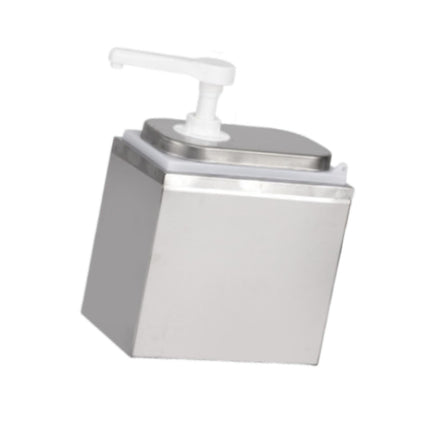 Dispensador De Bomba De Salsa 2000 Ml De Condimento Condimento De Condimentos Para Barra De Origen 2L Plata