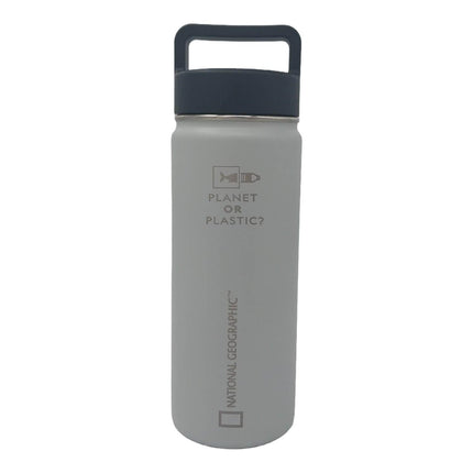 Botella Agua Termica Acero Inox. 500ML National Geographic gris Tamano Unico