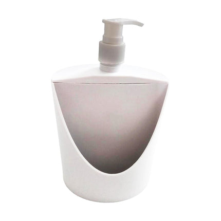 Dispensador De Jabón Para Platos Y Soporte Para Esponja, Dispensador De Jabón Compacto 2 En 1 Para Barra