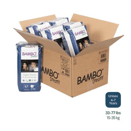 Caja Pañales Ecológicos Dreamy Niña 4 a 7 años, Talla M, 60 unidades