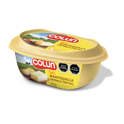 Mantequilla Untable Tradicional, 200 g - Colun | Apishop
