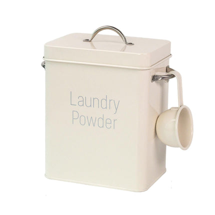 Contenedor De Polvo Para Lavandería, Contenedor De Arroz, Organizador De Alimentos, Contenedor De Polvo Para Lavandería, Blanco