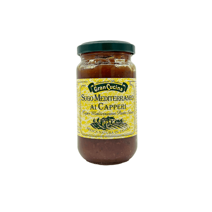 Salsa Mediterránea con Alcaparras Gran Cucina 1 x 180 gr