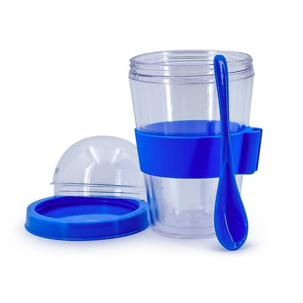 Vaso De Yogurt Leche Bebidas Y Cereal Frutas Frutos Secos