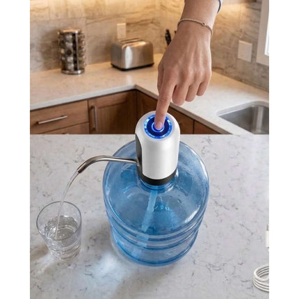 Dispensador de Agua Eléctrico Recargable USB Universal y Portátil1