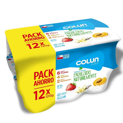 Yoghurt Batido Light Pack Multisabor Pote, 1440 g | Apishop