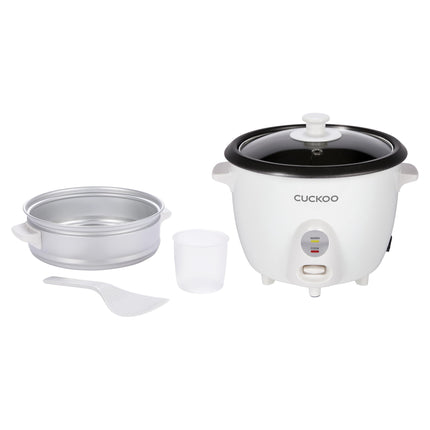 Arrocera CUCKOO CR-0601C de 6 tazas de arroz crudo, blanca