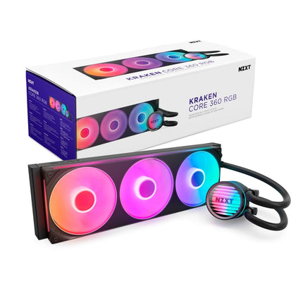 Refrigeración líquida para CPU NZXT Kraken Core 360 RGB 360 mm