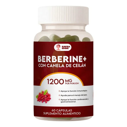 Berberina 1200mg Quemar Grasa Y Control Azucar