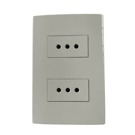 Enchufe Doble Embutido 10a 16a Fenix  Certificado Sec