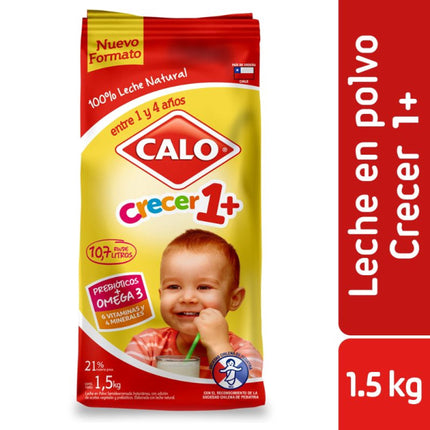 Leche en Polvo Blanca Crecer 1+ Bolsa, 1,5 kg