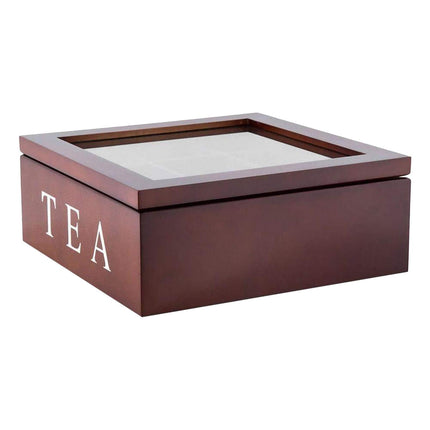 Caja De Té De Madera, Vitrina De Joyería, Joyero Para Decoración Del Hogar De Escritorio