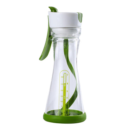 Botella De Aderezo Para Ensaladas, 200ml, Práctico Mezclador De Salsas Para Condimentos
