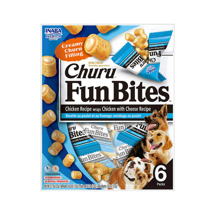 Churu - Dog Fun Bites Perro Pollo Y Queso 6P 132Gr