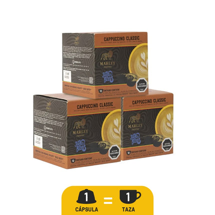 Pack 3x Cajas Café Talkin Blues Cappuccino Classic 10u