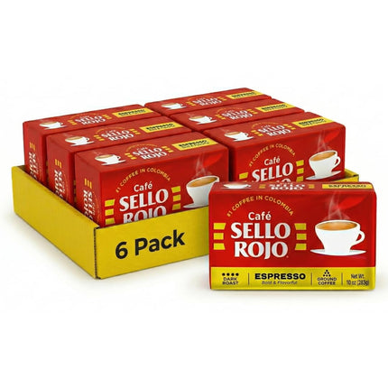 Café Sello Rojo Espresso Brick 300 ml (paquete de 6)