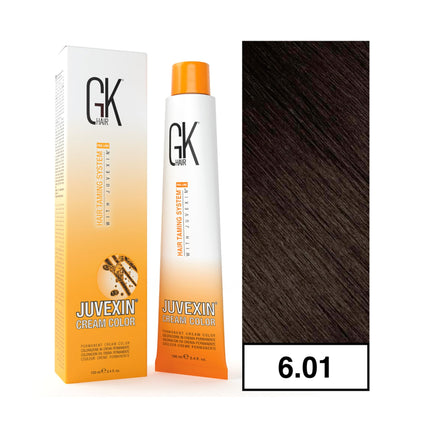 - Tintura Cream Color Permanente Vegana 100ml + Oxidante - 6.01 Rubio Oscuro Frío