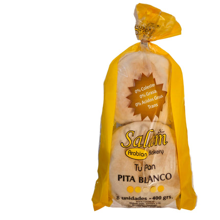 Pan Pita Blanco Arabian Bakery Salam 400 grs 8Un