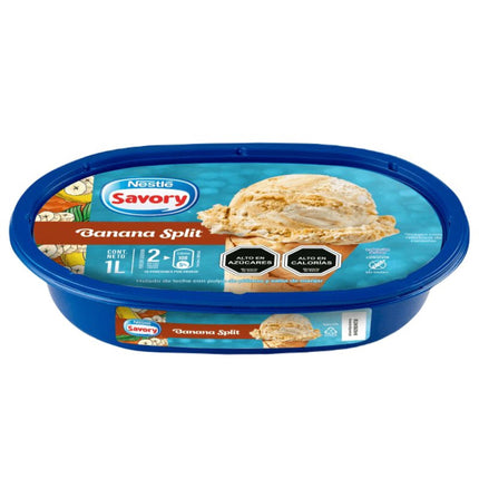 Helado Sabor Banana Split Cassata, 1 L - Savory | Apishop
