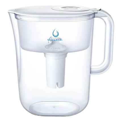 Jarra De Agua Acuaia 2.4l Eden Con Filtro Clasico Tipo Brita Blanco