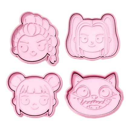 Figura decorativa Cortadores De Galletas - diseño Kpop (pack 4 Un)
