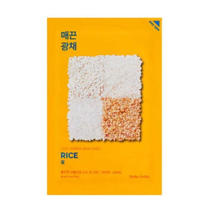 Mascarilla coreana con ingredientes naturales Pure Essence Mask - Arroz