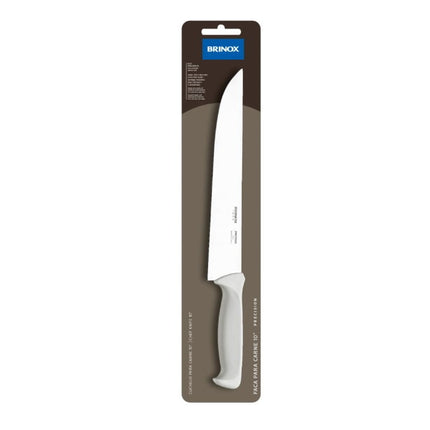 Cuchillo para carne de 10" mango blanco