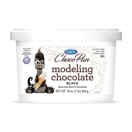 Chocolate para modelar Satin Ice ChocoPan Black 454 g