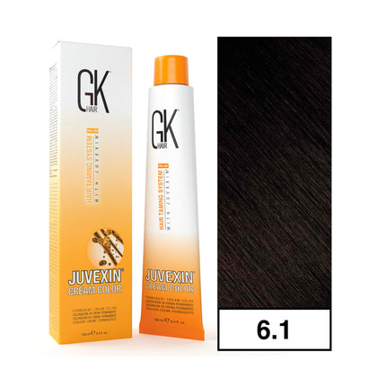 - Tintura Cream Color Permanente Vegana 100ml + Oxidante - 6.1 Rubio Oscuro Ceniza