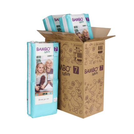 Caja Pañal Bambo Nature Ecofriendly 7 Talla 3xl +18kg 120und