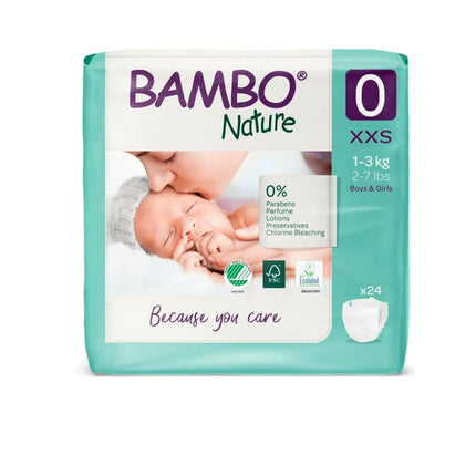 Pañal Ecológico Ecofriendly Talla XXS Prematuro 24 un
