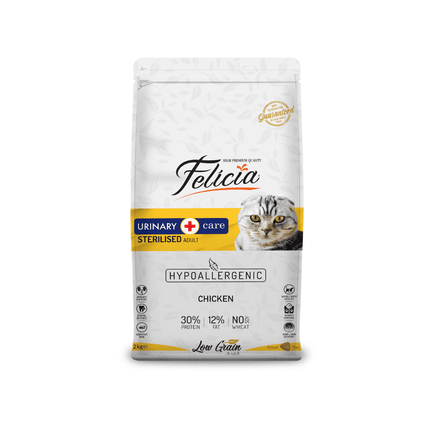 Alimento Gato Esterilizado Felicia Hipoalergénico Pollo - 2 kgs