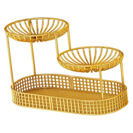 Cesta De Frutas De 3 Capas, Cesta De Pan, Rejilla Para Verduras, Para Almacenar Verduras, Cebollas
