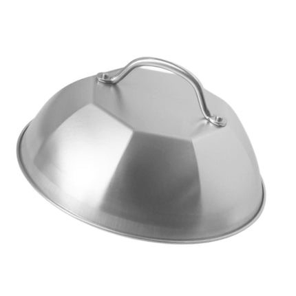 Cubierta Para Cocinar Carne De 9 Pulgadas, De Acero Inoxidable, Resistente Al Desgaste, Con Cúpula De Fusión.