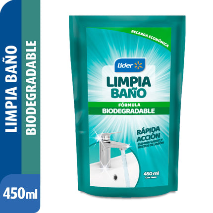 Limpiador Baño Líquido Biodegradable Doypack, 450 ml