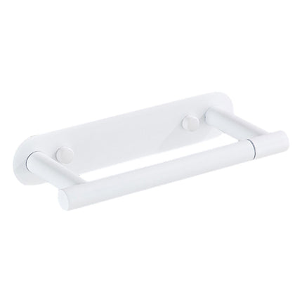 Soporte De Papel Higiénico, Estante De Almacenamiento De Acero Inoxidable Para Baño De Hotel, Blanco