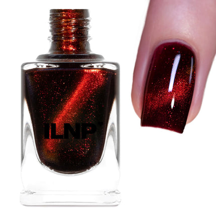 Esmalte de uñas ILNP Poison Blood Red Magnetic Vegan 10 ml