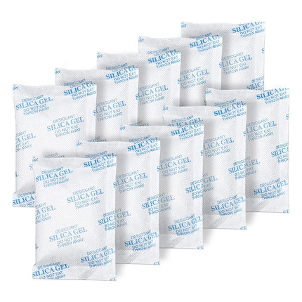 Paquetes de gel de sílice que absorben 80 x 20 g para almacenamiento seguro para alimentos