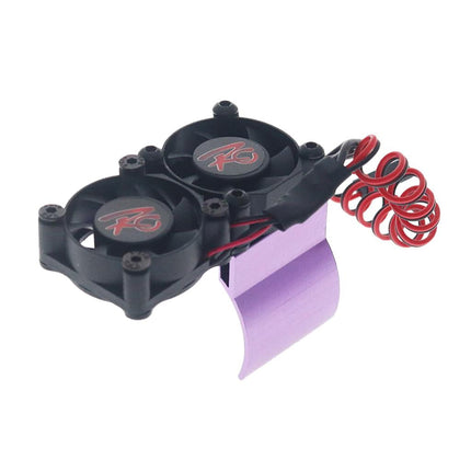 Piezas De Mejora Para Coche De Escalada, Disipador De Calor, Radiador Sensible, Refrigeración Del Motor, Púrpura