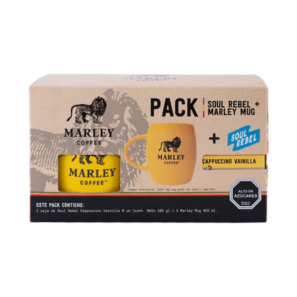 Marley Coffee Pack Marley Mug + Soul Rebel Cap Vainill