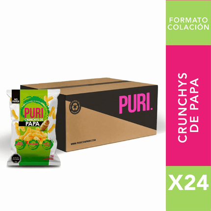 Pack Colaciones Puri Crunchy Papa 22gr. / Caja 24 un
