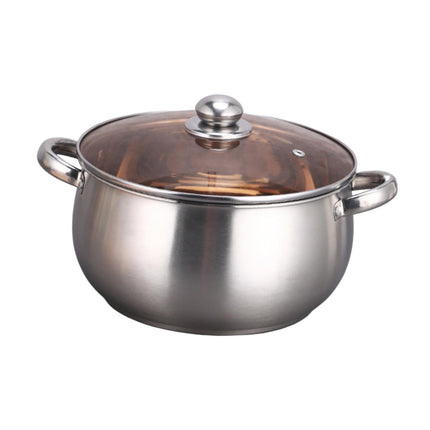 Olla De Acero Inoxidable Con Tapa Fácil De Limpiar Para Cocinar Verduras Con Salsa