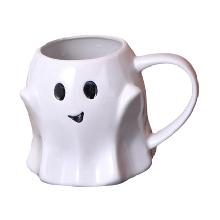 Taza De Café Fantasma Linda, Taza De Porcelana Novedosa Para Regalo De Cumpleaños De Halloween, Navidad