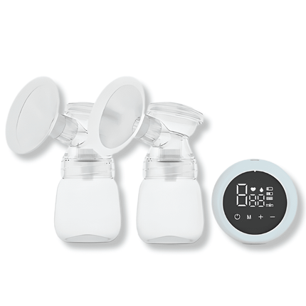 Extractor De Leche Materna Eléctrico Dos Vasos Pantalla Led