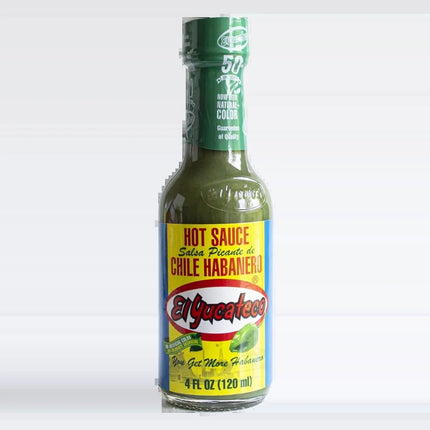 Salsa Picante Verde de Chile Habanero 120ml
