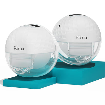 Extractor de Leche Paruu P10 Portátil Manos Libres Paquete de 2 Blanco
