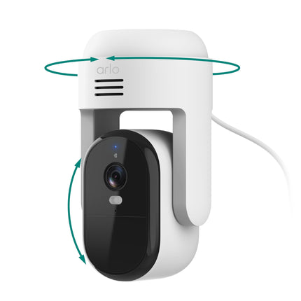 Cámara de seguridad Arlo Essential Pan Tilt 2K con reconocimiento de personas