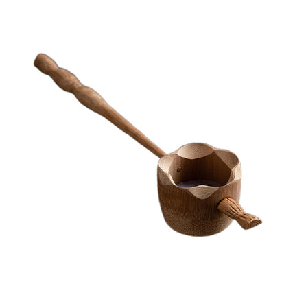 Colador De Té De Bambú, Herramienta De Té, Infusor De Té De Malla De Regalo Para Tazas De Té De Kung Fu, 18,4 Cm X 4,2 Cm
